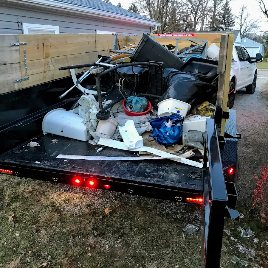 Roll-off dumpster delivered to a residential driveway in Kyle